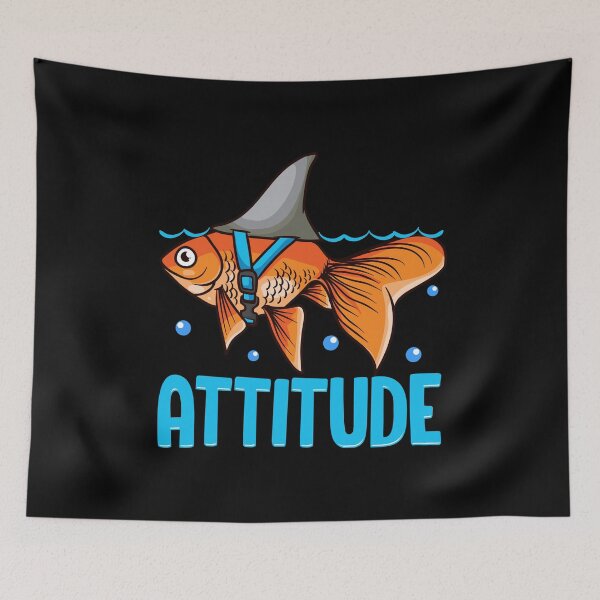 Item preview, Attitude of a Shark Fish Confidence & Self Belief designed and sold by perfectpresents.