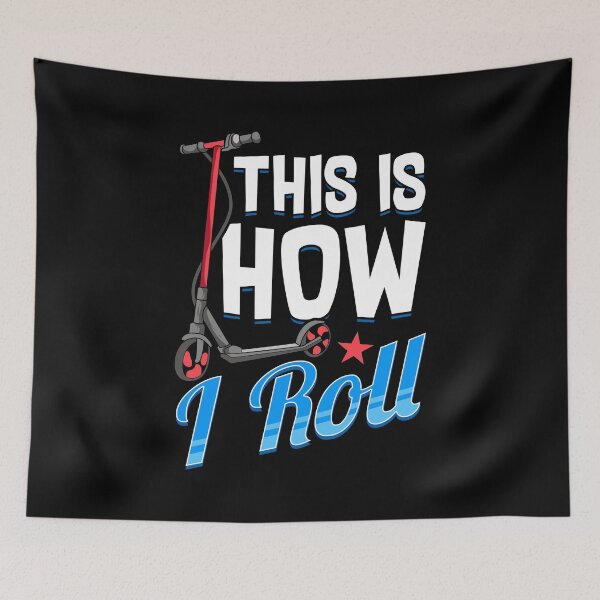 Item preview, Cute & Funny This Is How I Roll Scooter Pun designed and sold by perfectpresents.