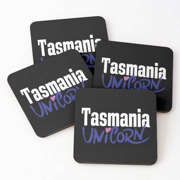 Item preview, Tasmania Unicorn Australia Raised Me Tas Tassie Tasmanian designed and sold by ProjectX23.