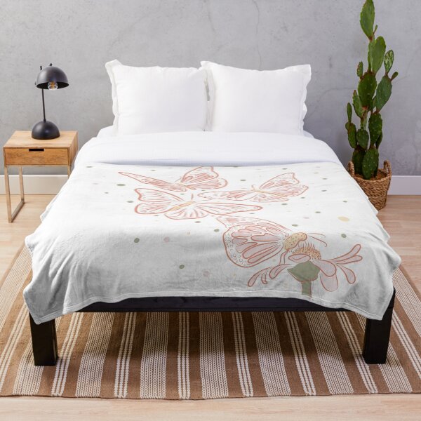 Item preview, Pretty Pink Illustrated Butterflies - Designed by Design by Cheyney designed and sold by designbycheyney.