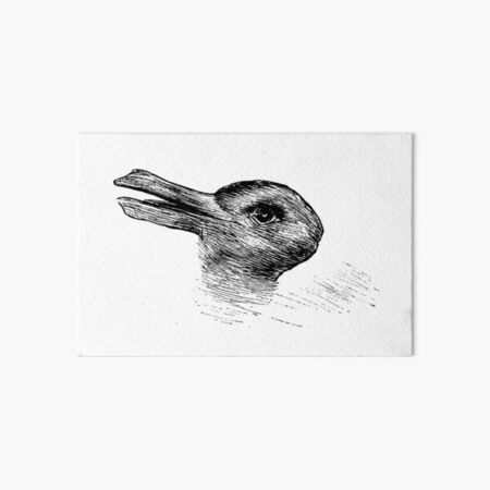 Item preview, Which do you see? Bunny rabbit or duck illusion art  designed and sold by MindChirp.