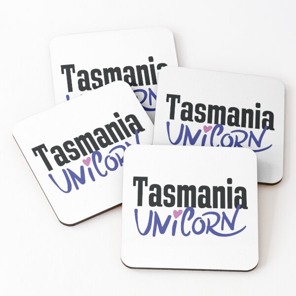 Item preview, Tasmania Unicorn Australia Raised Me Tas Tassie Tasmanian designed and sold by ProjectX23.