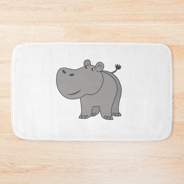 Item preview, Simple Hippo face with a smile designed and sold by jazzydevil.