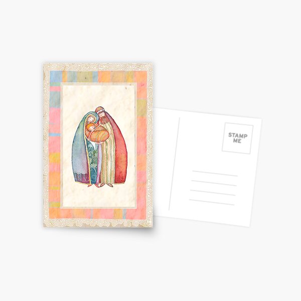 Christmas: Jesus Christ , Joseph, Mary Postcard