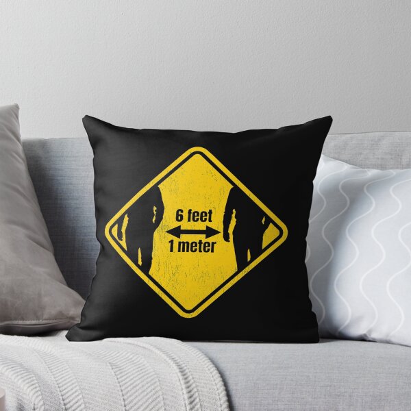 Item preview, Keep distance - 6 feet or 1 meter designed and sold by NerdySherds.
