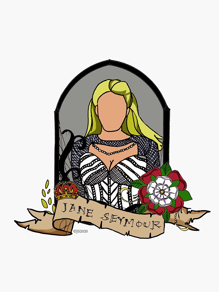 "Jane Seymour" Sticker for Sale by joampolin Redbubble