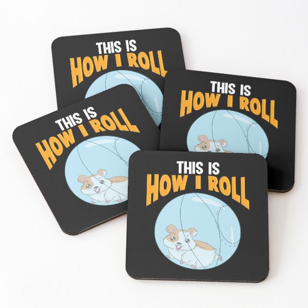Item preview, Adorable This Is How I Roll Hamster Pun designed and sold by perfectpresents.