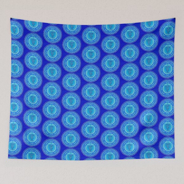 Item preview, Blue Throat Chakra Mandala designed and sold by Soozie Wray.