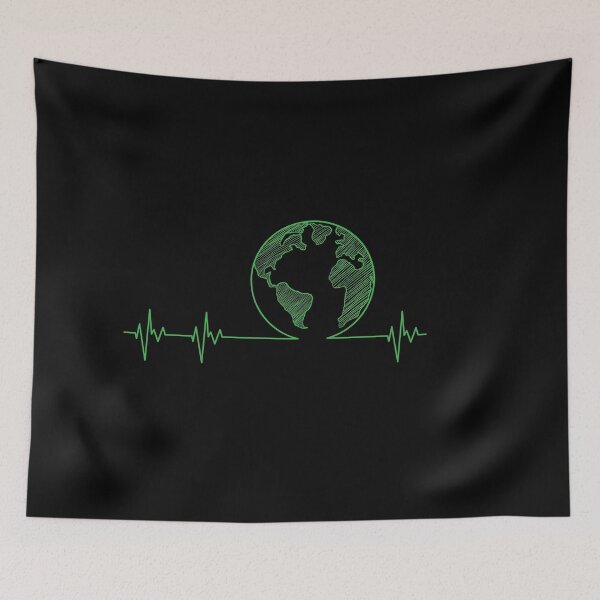 Item preview, Earth Day Heartbeat designed and sold by Captain Mood.