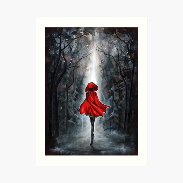 Little Red Riding Hood Art Print