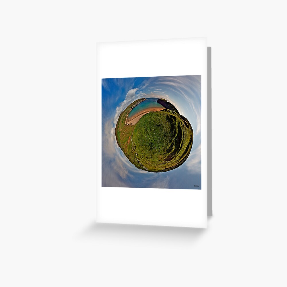 Silver Strand Beach, Malin Beg, South Donegal Greeting Card