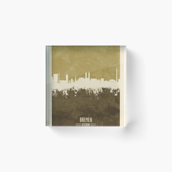 Item preview, Bremen Germany Skyline designed and sold by ArtPrints.