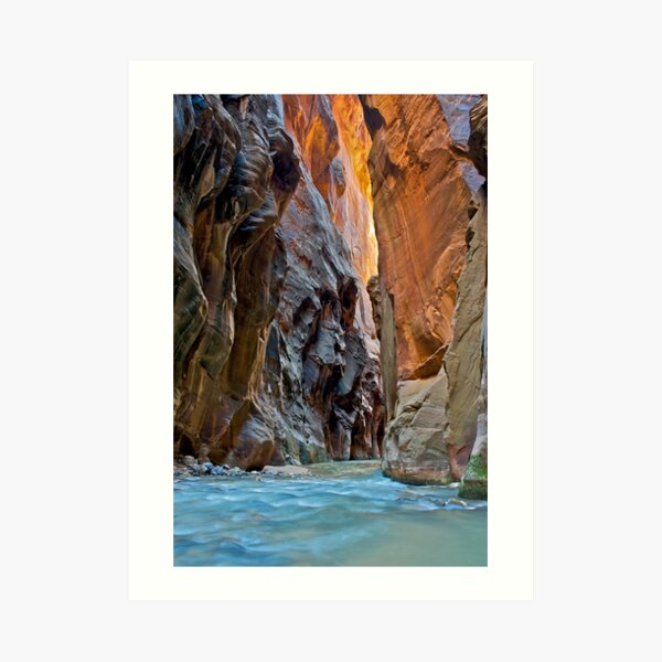 The Virgin Narrows, Utah Art Print