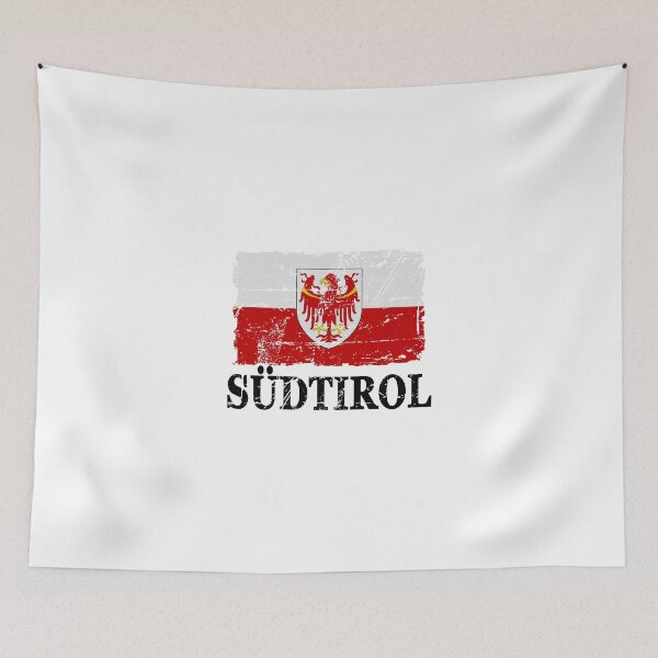 Item preview, Flag of South Tyrol - Flag of Südtirol - Vintage look designed and sold by Port-Stevens.