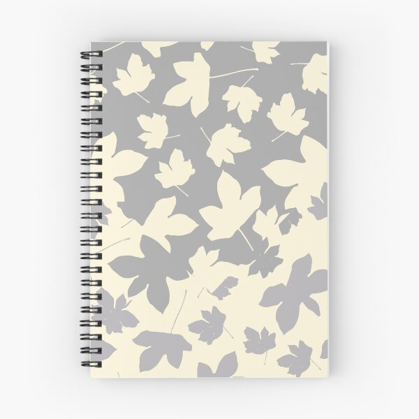 Item preview, Envelop leaves decor. grey. offwhite. designed and sold by PrintedDreams.