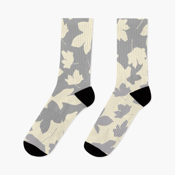 Item preview, Envelop leaves decor. grey. offwhite. designed and sold by PrintedDreams.