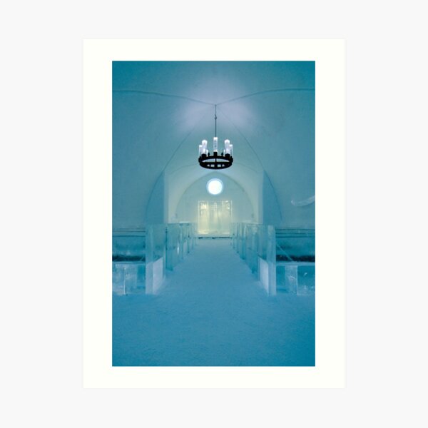 Ice church Art Print