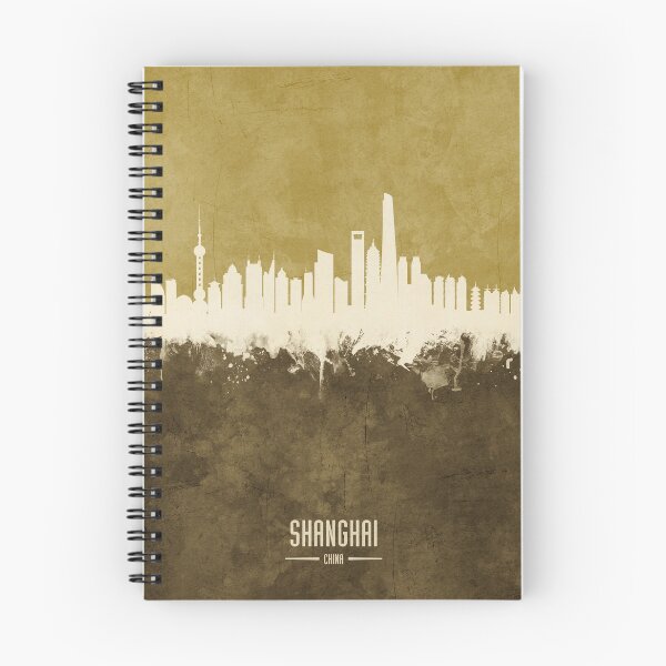 Artikelvorschau, Shanghai China Skyline entworfen und verkauft von ArtPrints.