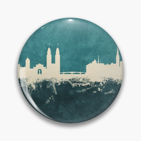 Item preview, Zurich Switzerland Skyline designed and sold by ArtPrints.