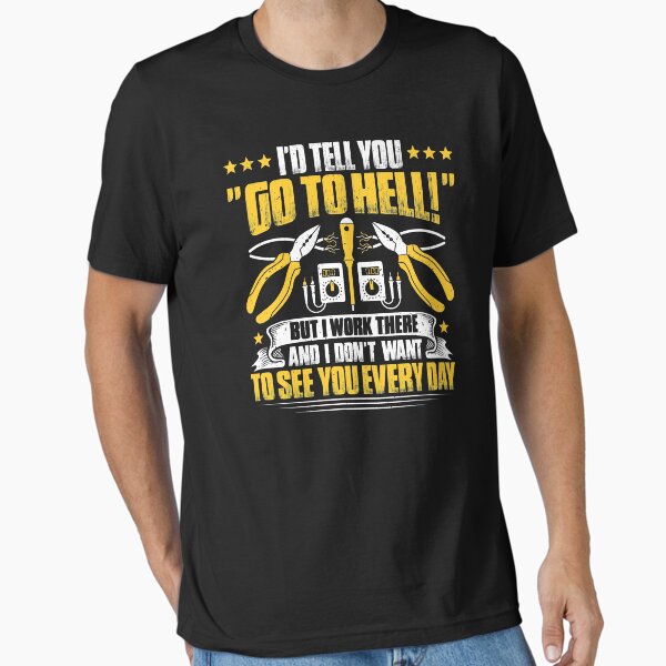 Item preview, Electrician Lineman Wireman Electronics Technician designed and sold by Krautshirts.
