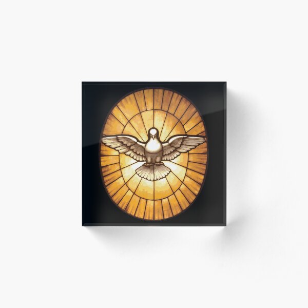 Holy Spirit Dove from St. Peter's Basilica Acrylic Block