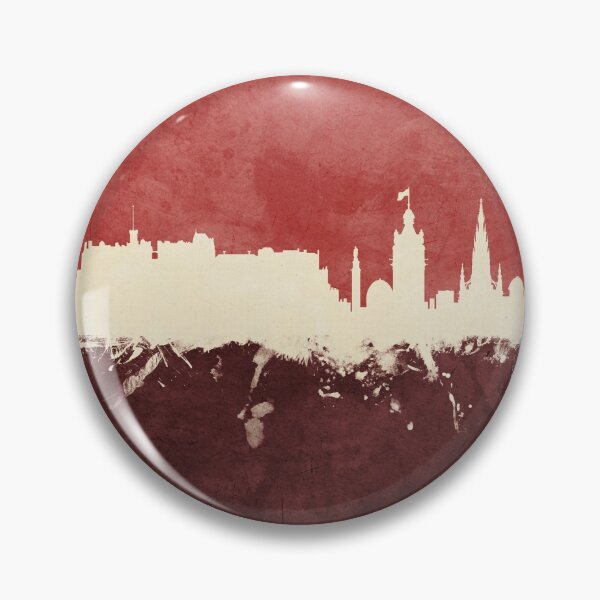 Item preview, Edinburgh Scotland Skyline designed and sold by ArtPrints.