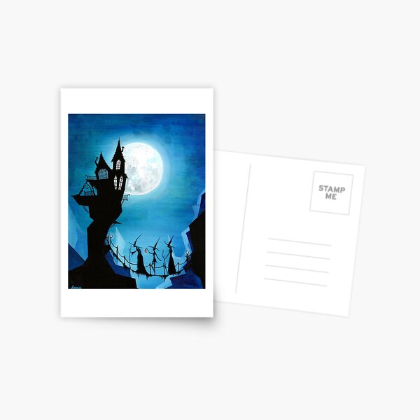 Witch Sisters Journey Home Postcard