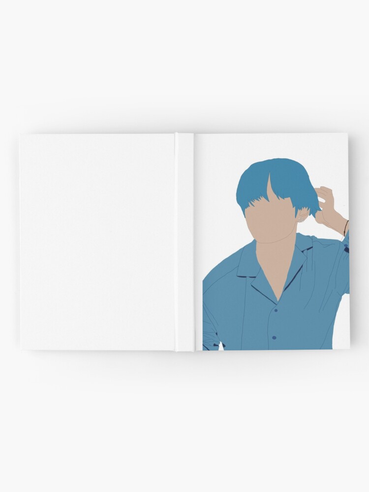 BTS V Kim Taehyung blue hair desing Tote Bag for Sale by