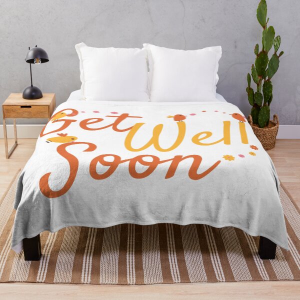 Item preview, Get Well Soon Greeting with Cute Birds and Flowers designed and sold by sigdesign.