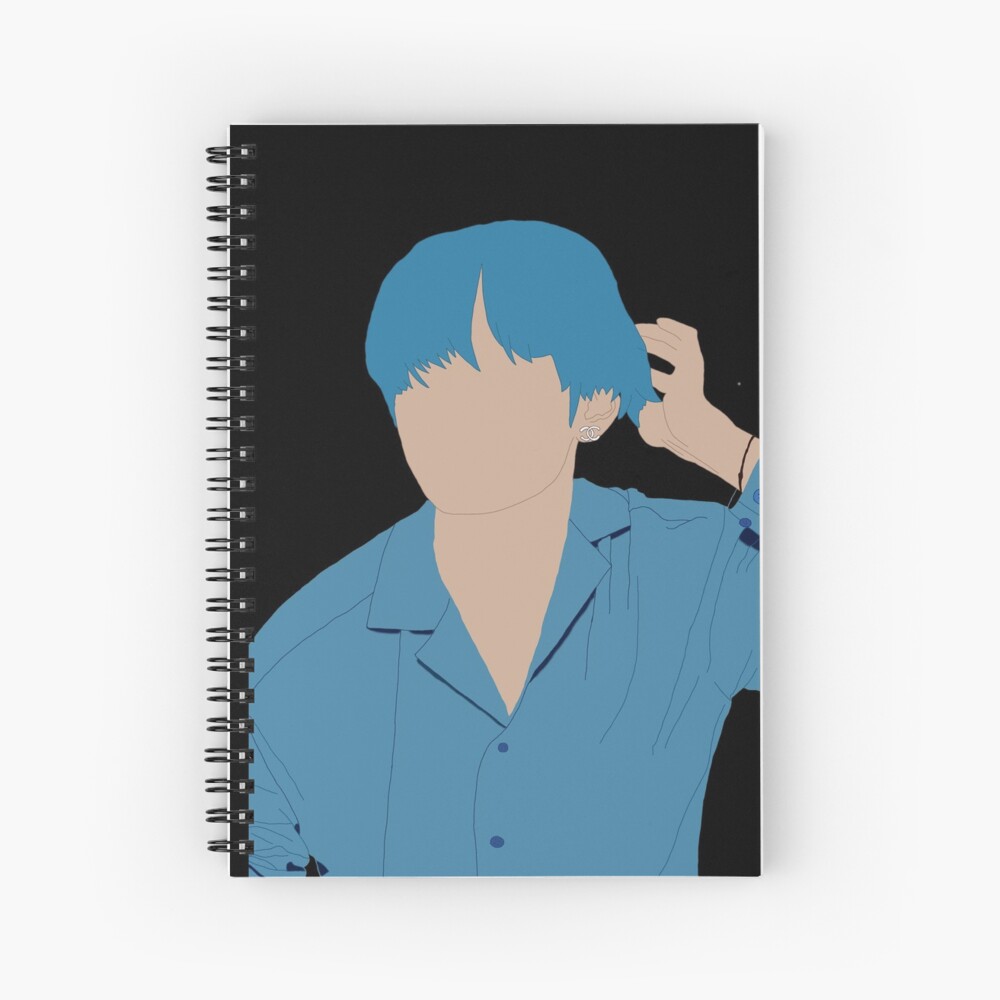 BTS V Kim Taehyung blue hair desing Tote Bag for Sale by