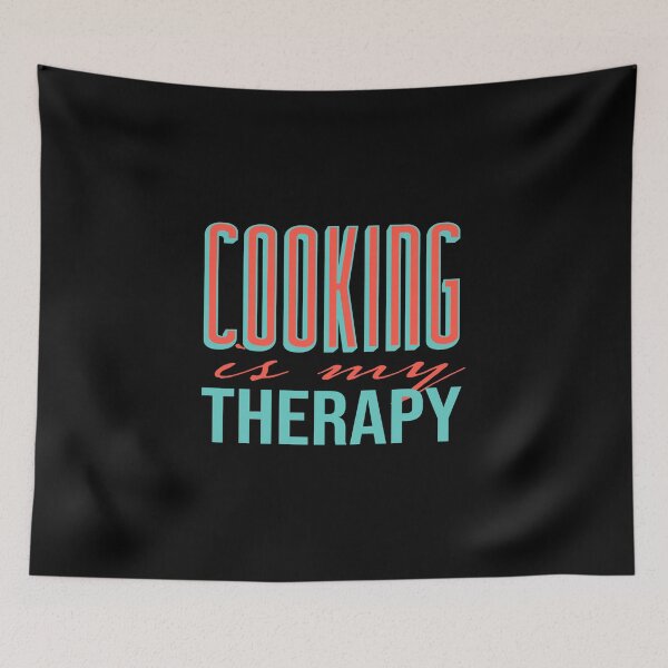 Item preview, Cooking Is My Therapy designed and sold by MaplewoodMerch.
