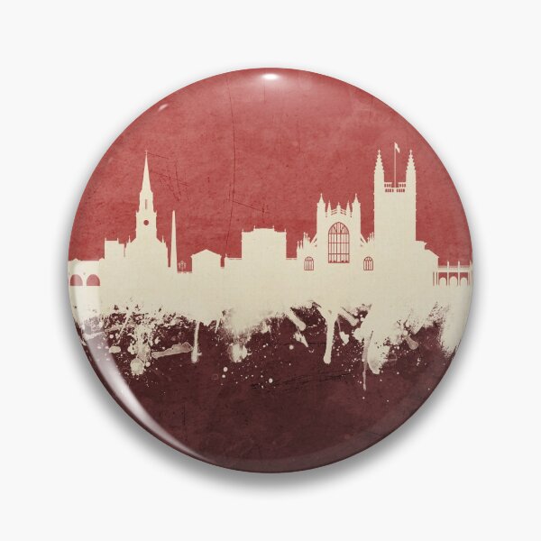 Item preview, Bath England Skyline Cityscape designed and sold by ArtPrints.