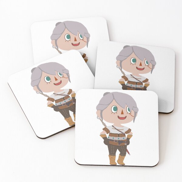 Item preview, Ciri Villager - Animal Crossing Witcher Crossover designed and sold by jessabellerina.