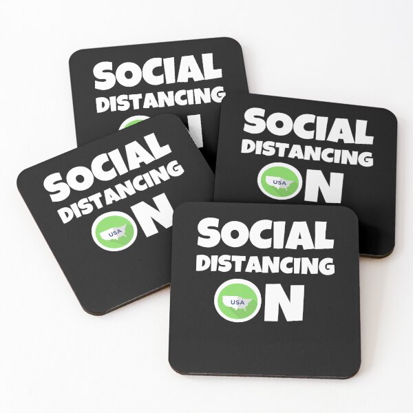Item preview, Social Distancing Mode On Antisocial Introverts Funny Virus designed and sold by DIGITALENT.