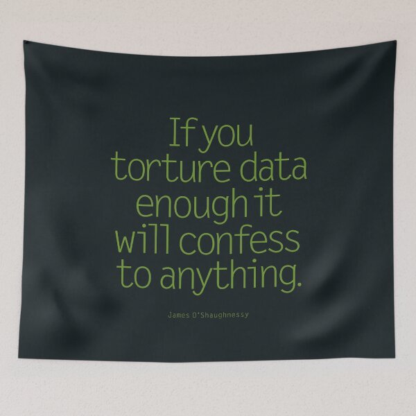 Item preview, If you torture data enough it will confess to anything designed and sold by x1brett.