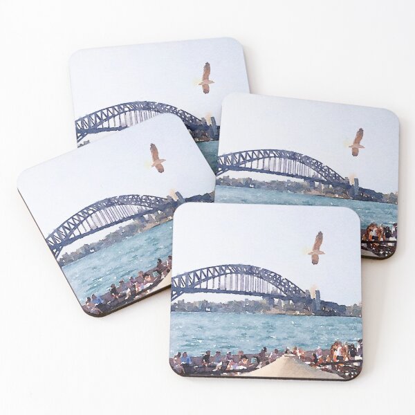 Item preview, Sydney Harbour Watercolour designed and sold by JillyBeanDesign.