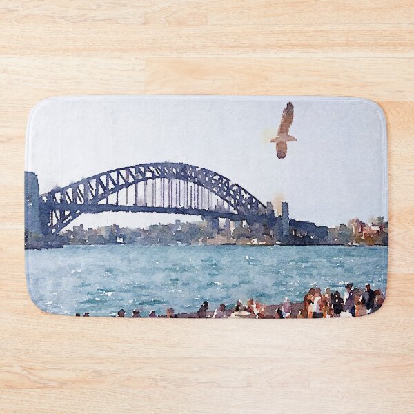 Item preview, Sydney Harbour Watercolour designed and sold by JillyBeanDesign.