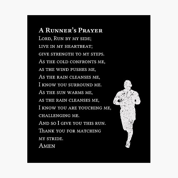Item preview, A Runners Prayer designed and sold by Beltschazar.