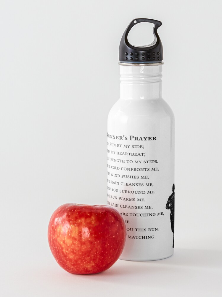 Alternate view of A Runners Prayer Water Bottle
