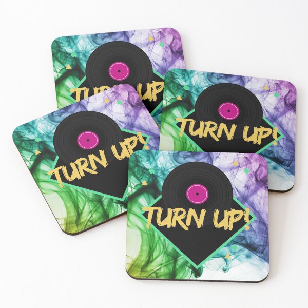 Item preview, Turn up dj record Design - Mist smoke vibes design designed and sold by onjcdesign.