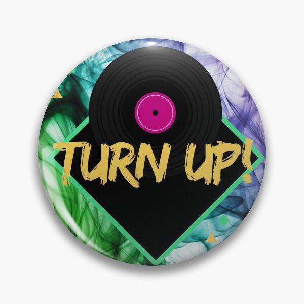 Item preview, Turn up dj record Design - Mist smoke vibes design designed and sold by onjcdesign.