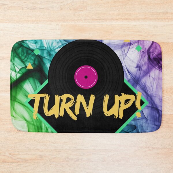 Item preview, Turn up dj record Design - Mist smoke vibes design designed and sold by onjcdesign.
