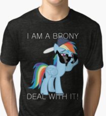 Rainbow Dash Brony Tri-blend T-Shirt