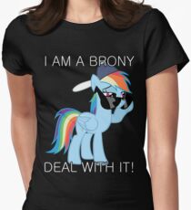 Rainbow Dash Brony Women's Fitted T-Shirt