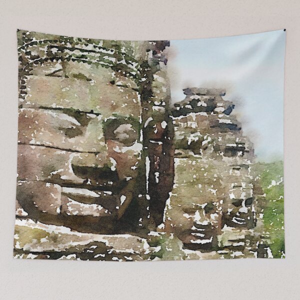 Item preview, Bayon Temple, Cambodia designed and sold by JillyBeanDesign.
