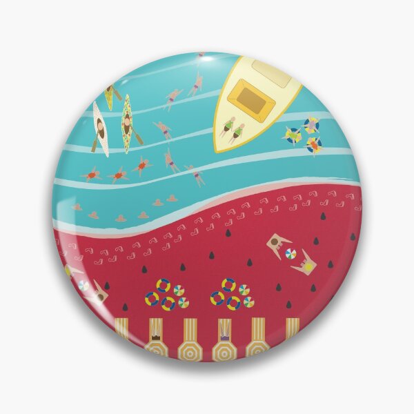 Item preview, Summer Fun at the Watermelon Beach designed and sold by QueenieLamb.