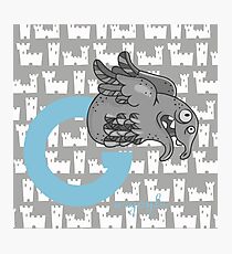 g for gargoyle Photographic Print