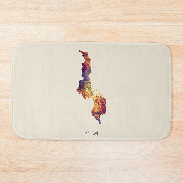 Item preview, Malawi Watercolor Map designed and sold by ArtPrints.