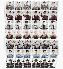 BTS / Bangtan Sonyeondan - karierte Fotos Poster