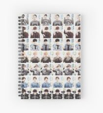 BTS/Bangtan Sonyeondan - Checkered Photos Spiral Notebook